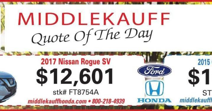 MIDDLEKAUFF AUTO GROUP * 