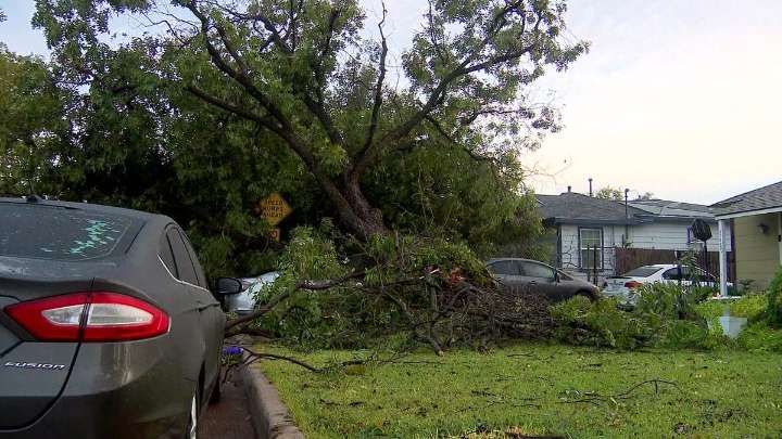 Fort Worth cleans up Saturday after being slammed by overnight storms