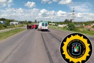 Ruta 39: dos personas resultaron heridas tras choque entre una ambulancia y una camioneta