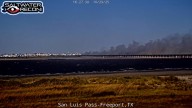 San Luis Bridge fire mostly contained after nearly 90 acres burned