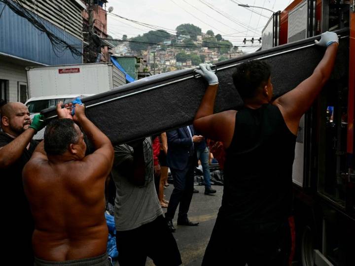 Death toll in Brazilian police drug gang raid rises to 119
