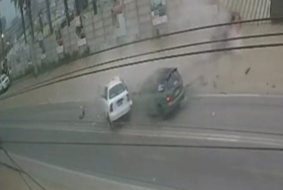 Triple choque en Coquimbo deja 3 lesionados: la neblina y una maniobra imprudente serían la causa