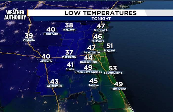 High Pressure Brings Clear Skies, Cool Temperatures