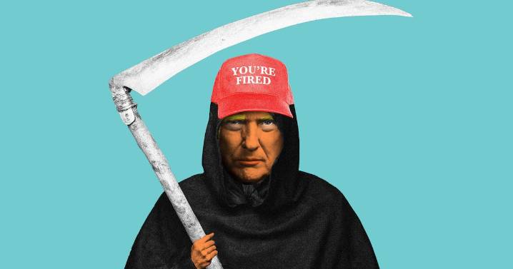 Trump Warns His Grim Reaper Will Slash Jobs Forever in Shutdown Purge