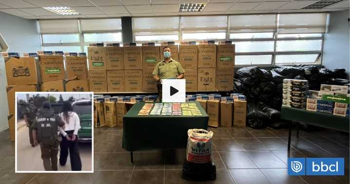Cae grupo familiar por contrabando de cigarrillos en Villa Alemana: incautan más de 19 mil