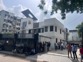 AMC, Police team return after learning Paldi society illegal construction case is in HC