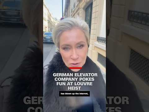 German elevator company pokes fun at Louvre heist