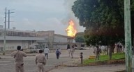 Cinco militares lesionados por incendio en gasoducto de Pemex en Chiapas