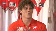 AFL trades 2025: Charlie Curnow first Sydney Swans press conference, connects with Lance Buddy Franklin, Carlton Blues comments, latest news