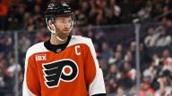 Sean Couturier suffers injury in first period of Flyers vs. Predators