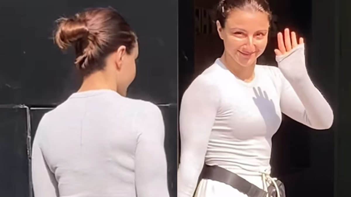 Watch: Soha Ali Khan’s Golden Glow Before Hitting The Gym