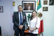 Convienen titular de Sezami y primera senadora migrante en México trabajo conjunto