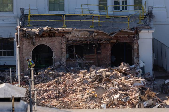 What's Been Lost By Donald Trump's Teardown Of The East Wing