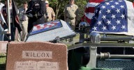 WWII airman's remains laid to rest 81 years after death