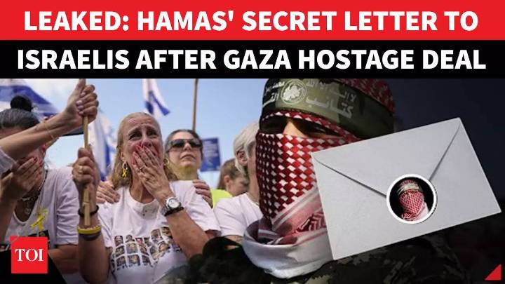 'WE KNEW...': Hidden Letters Written By Hostages In Gaza Surface, Families Break Silence