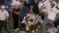 Holly Rowe takes brutal hit before 'ultimate pro' ESPN college football star pops back up to deliver sideline report