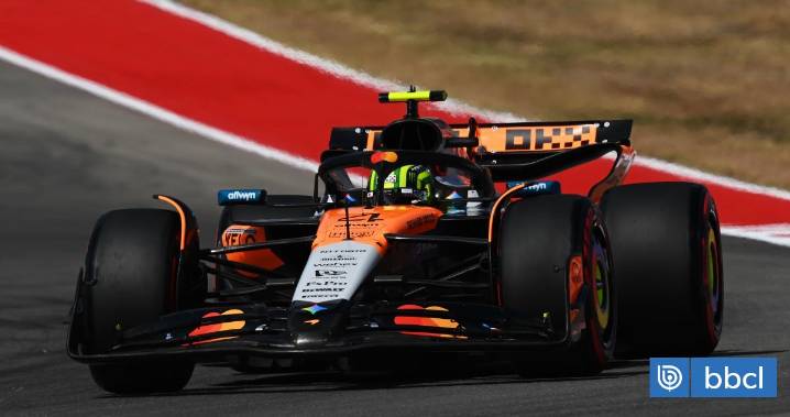 Lando Norris avisa en Austin: británico de McLaren fue el mejor en única práctica libre del GP de EEUU