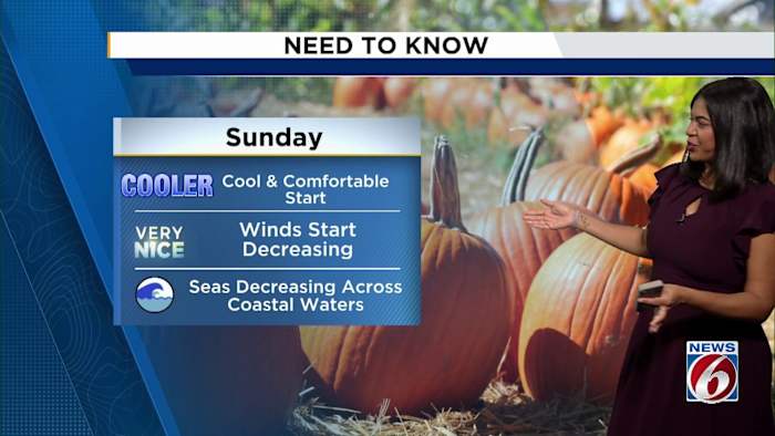 Cold front brings fall weather to Central Florida