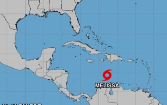 Nace “Melissa”, tormenta en el mar Caribe