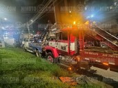 ¡Mero operativo! Así fue la levantada de la volqueta de la Loma de San José
