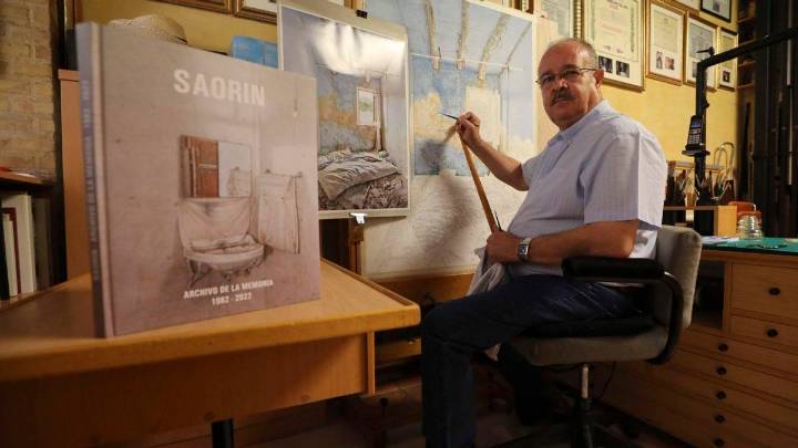 El acuarelista de Elche Saorin, Medalla de Honor de la Asociación Española de Pintores y Escultores