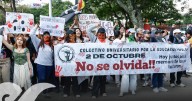 "2 de Octubre, no se olvida”: claman estudiantes y organizaciones en marcha en Puebla