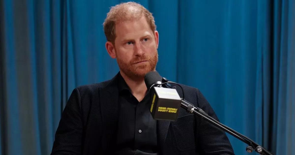 Prince Harry's telling 'uncomfortable' gesture as he is mocked about memoir