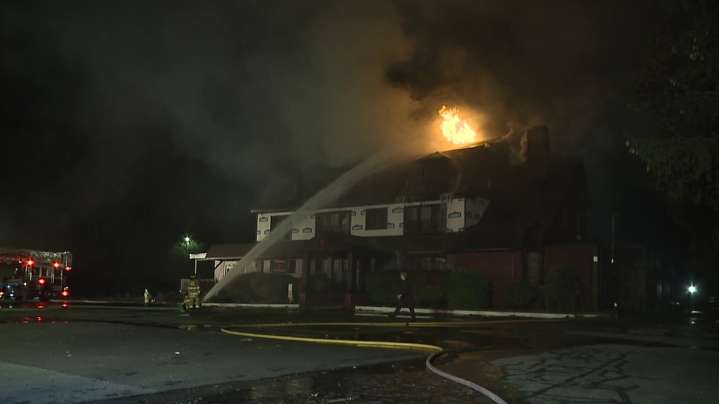 Flames damage former restaurant in Mount Pocono