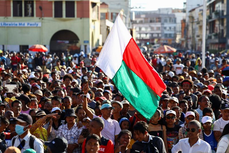 Madagascar's president has left the country after Gen Z protests, officials say