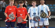 Con el cipoleño Ciccioli y la cutralquense Zapata, Argentina hizo podio en el Mundial juvenil de pádel