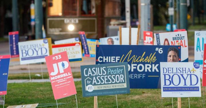 Election day scenes