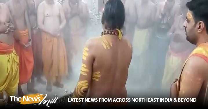 MP: Bhasma Aarti perfomed at the Mahakaleshwar Jyotirlinga Temple in Ujjain