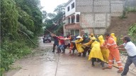 Intensifica Protección Civil acciones en apoyo a los afectados por las lluvias