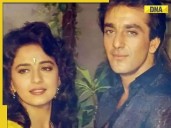 Madhuri Dixit avoided being clicked with Sanjay Dutt post