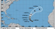 Tropical Storm Lorenzo forms, expected to make a northeast turn in the Atlantic