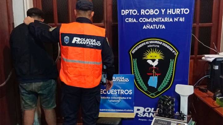 Detienen a un hombre por el robo de más de un millón de pesos en Añatuya