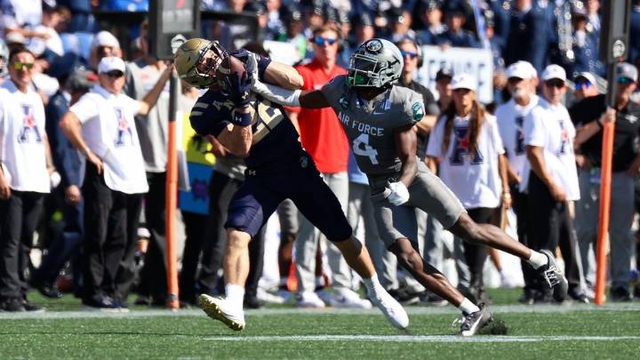 Navy rides record day from Eli Heidenreich to win vs. Air Force
