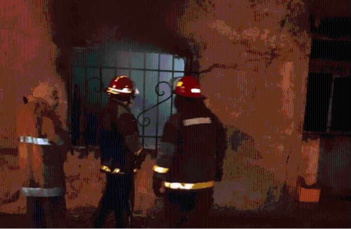 El fuego consumió una vivienda en Rosario del Tala