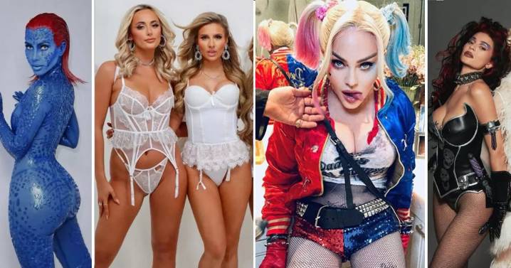 Sexiest ever celeb Halloween costumes – bondage, lingerie, fishnets and corsets