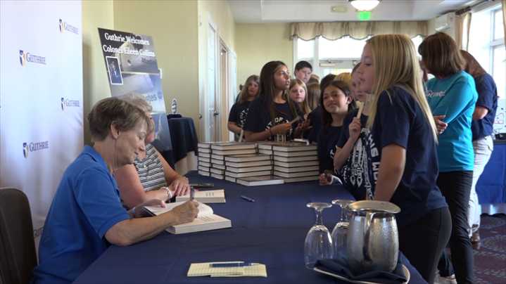 Students Showcase Space-Related Projects to Retired NASA Astronaut & Elmira Native Eileen Collins