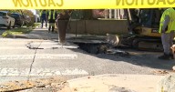 DPW crews working to repair 6-inch water main break in North Baltimore