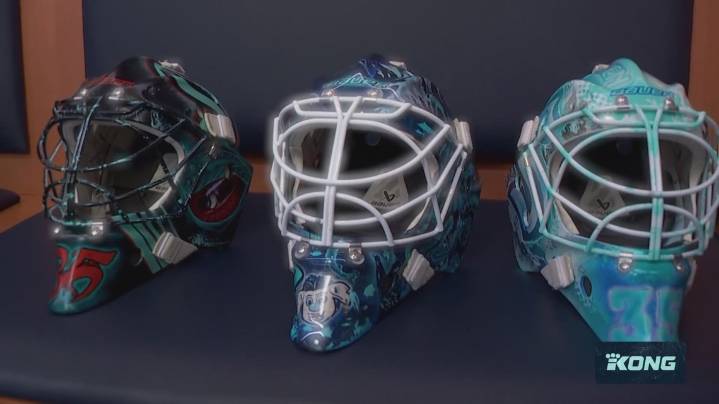 Meaning behind the masks: Kraken goalies talk design, details