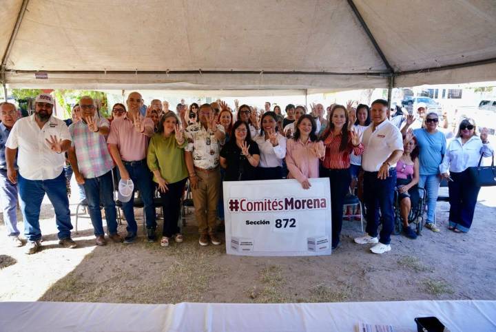 Encabeza Carmen Lilia Canturosas nuevo comité seccional de Morena