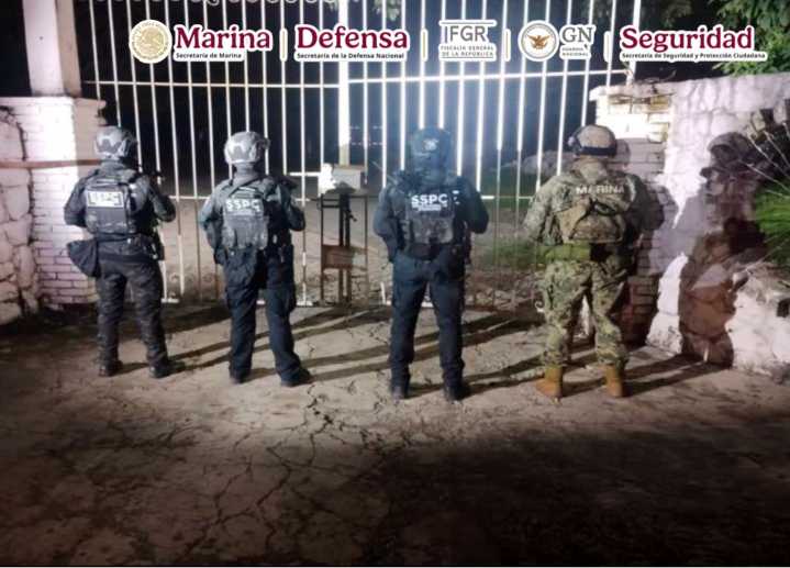 Tras cateos aseguran armamento en Veracruz