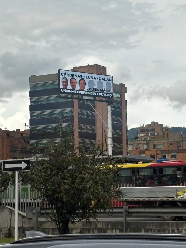 Galán, Luna y Cárdenas anuncian alianza para definir candidato único para 2026: “va a ir creciendo”