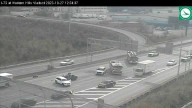 Multiple lanes blocked on I-75 following crash in the West End