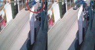 ¡De milagro! Captan momento en que atropellan a niña de 6 años en Aguascalientes