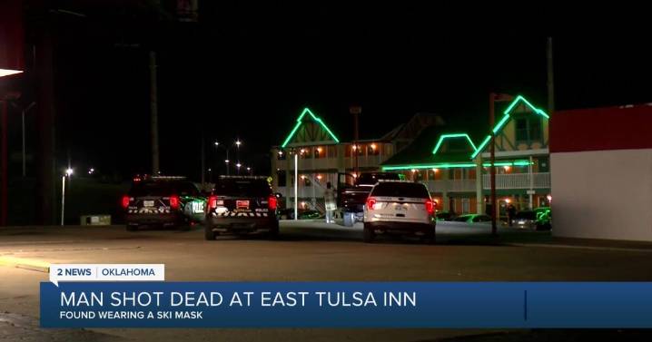 Man wearing ski mask shot, killed at Tulsa hotel