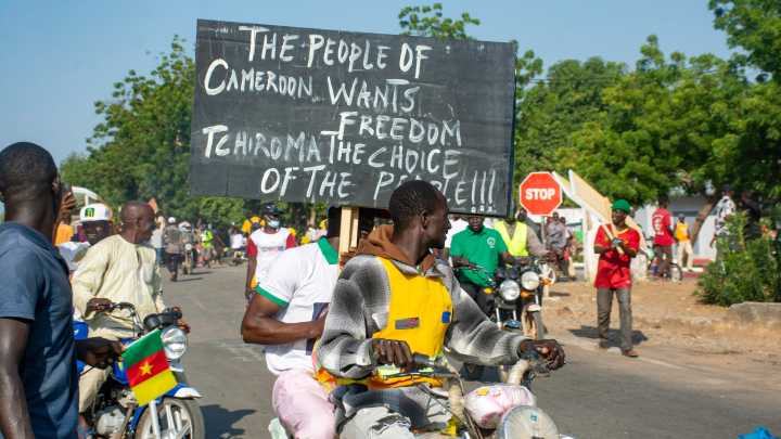 Cameroon's incumbent president Biya is declared the winner of the latest election after unrest