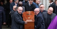 Mourners line the streets as Jimmy 'The Weed' Donnelly is laid to rest